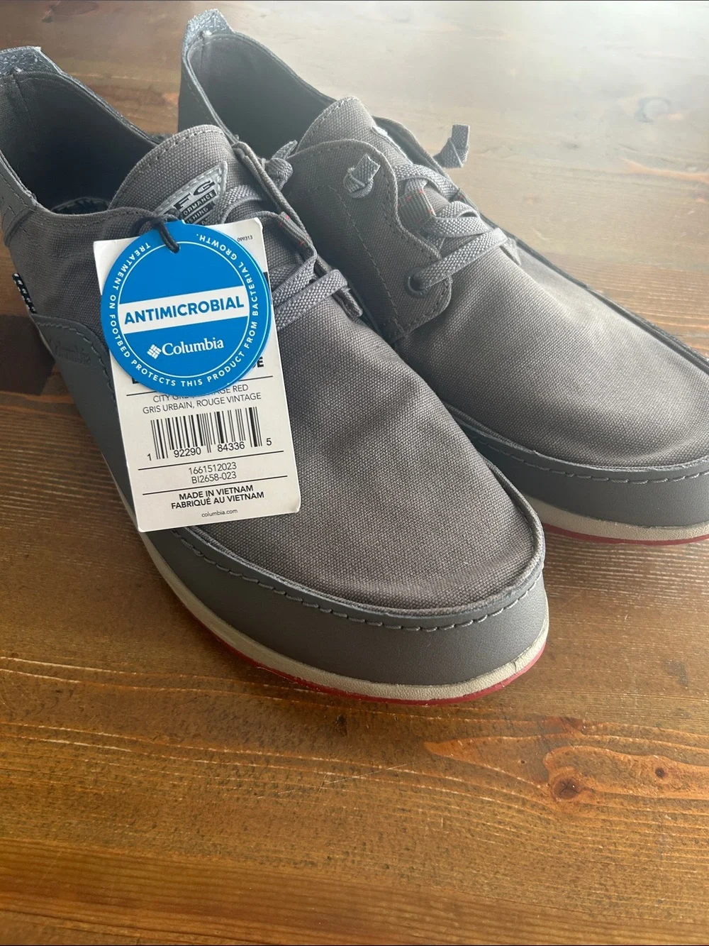 Columbia PFG Bahama Vent Loco Shoes Men’s Size 9 Gray NWT Fishing Boat Shoes